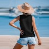 Women's Breezy Open Knit Tank Cover-Up for Beach Days - Cupshe - 4 of 4