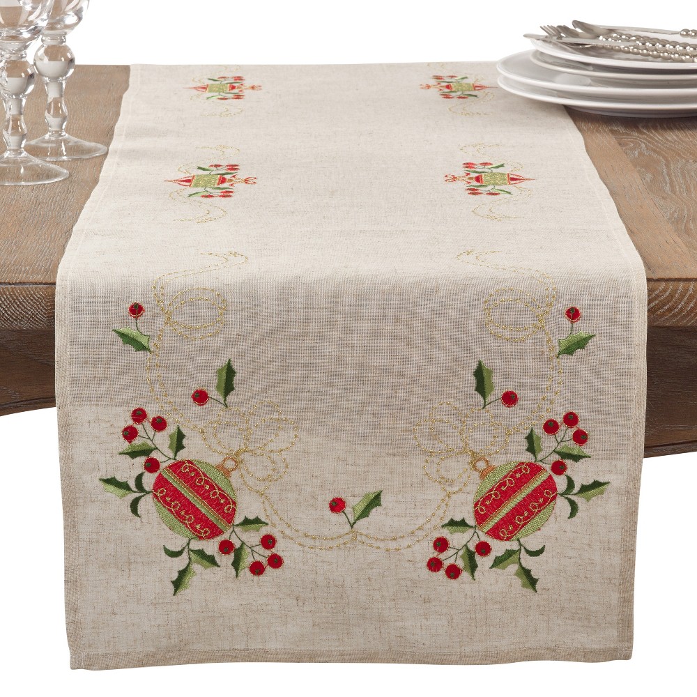 UPC 789323326157 product image for Table Runner Natural Saro Lifestyle | upcitemdb.com