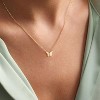 14K Gold Plated Necklaces for Women - Dainty Butterfly, Star of David, Moon and Star, Sun, Lotus, Infinity, Hummingbird, Bee Pendant Designs - 3 of 4