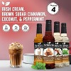 Syruvia Coffee Flavors Variety Pack: Irish Cream, Brown Sugar Cinnamon, Coconut & Peppermint 25.4 fl oz Syrup - 2 of 4