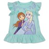 Disney Frozen Princess Anna Elsa Baby Girls T-Shirt and Shorts Outfit Set - Little Kid - 2 of 4