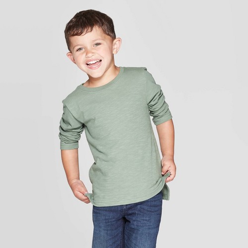 toddler boy olive green shirt