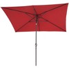 Sonkuki 10x6.5 FT Outdoor Patio Umbrella Market Table Umbrella With a Crank for Garden, Deck and Pool - 2 of 4