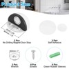 Unique Bargains Self-Adhesive No Drilling Door Stops for Home Office Keep Door Open 2 Pcs - 2 of 4