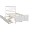 Twim Size Wood Platform Bed with Trundle - 2 of 4