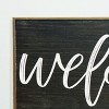 VIP Wood 31.5 in. Black Welcome Sign - 4 of 4