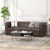 NicBex Modern 3-Seat Sofa Large Couch for Living Room,Bedroom,PU Leather Upholstered Lounge Settee Sofa with Deep Cushions - 2 of 4