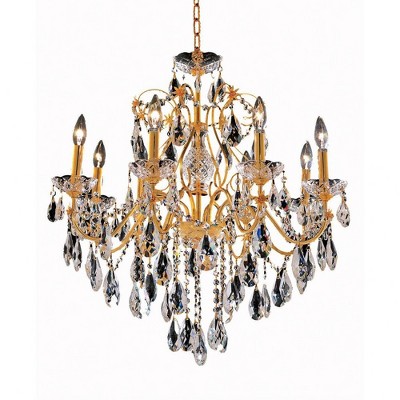 Elegant Lighting St. Francis 8 - Light Chandelier in  Gold