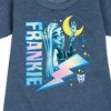 - Mattel - Frankie Blue Bolt Graphic Short Sleeve Fleece Dress - 2 of 4
