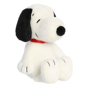 Aurora Small Floppy Snoopy Peanuts Adorable Stuffed Animal White 9" - 1 of 4