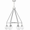 Craftmade Lighting Que 6 - Light Chandelier in  Chrome - 2 of 3