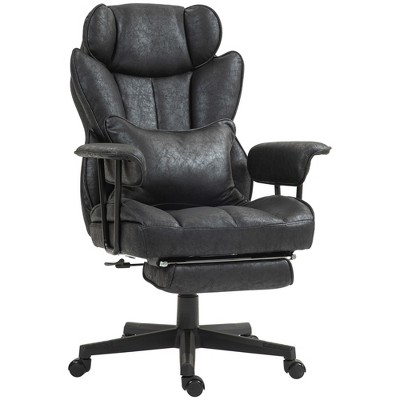 PAGED Adjustable Computer Chair Executive Office Chair with Foot Rest and High Back, Comfy Desk Chair for Office, Bedroom