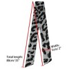Allegra K Women's Long Neckscarf Fashion Leopard Print Skinny Scarf 88x5cm/35x2" 1 Pc - 3 of 4