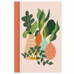 Ruled Journal Hardcover Sewn Houseplant - Green Inspired