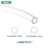 Unique Bargains Clear Plastic Tube PVC Flexible Low Pressure Industrial Tubing 1 Pc - 3 of 4