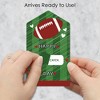 Big Dot of Happiness End Zone - Football - Cards for Kids - Happy Valentine's Day Pull Tabs - Set of 12 - 2 of 4