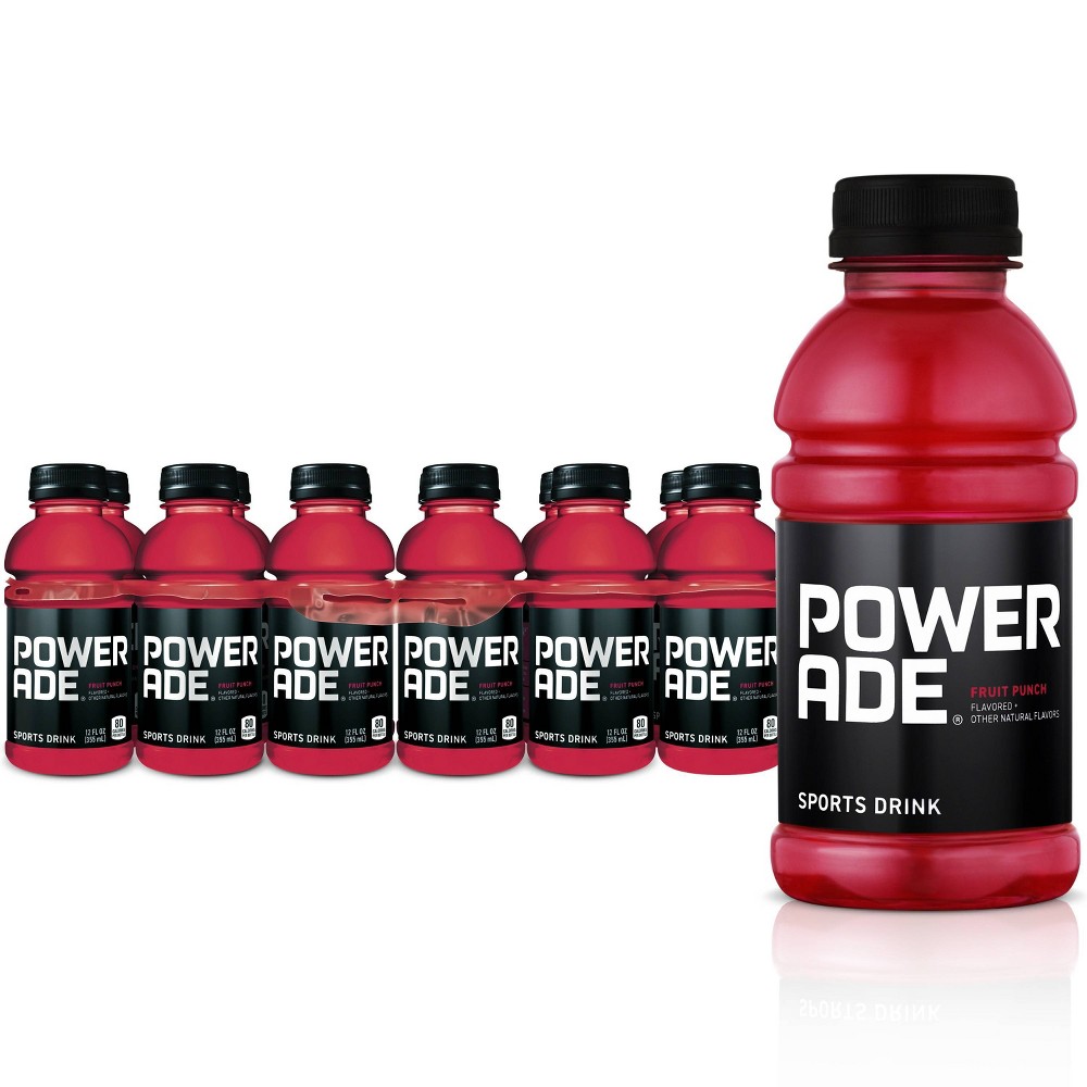 UPC 049000069143 product image for Powerade ION4 Fruit Punch Sports Drink - 12pk/12 fl oz Bottles | upcitemdb.com