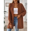 Coolmee Women Fashion Casual Oversized Open Front Long Sleeve Chunky Knit Cardigans Sweaters Outerwear Coats - 4 of 4