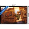 Trends International Lofi Girl - Lazy Sunday Framed Wall Poster Prints - 3 of 4