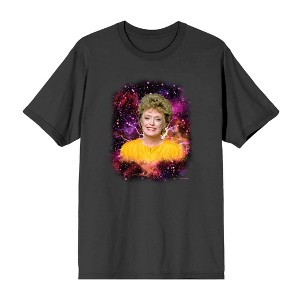 Golden Girls Blanche Galaxy Headshot Crew Neck Short Sleeve Men's T-shirt - 1 of 2