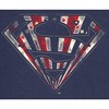Superman Stars & Stripes Mask Youth Boys Royal Blue T-Shirt - 2 of 3