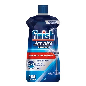 Finish Jet-Dry Rinse Aid, Dishwasher Rinse & Drying Agent - 1 of 4