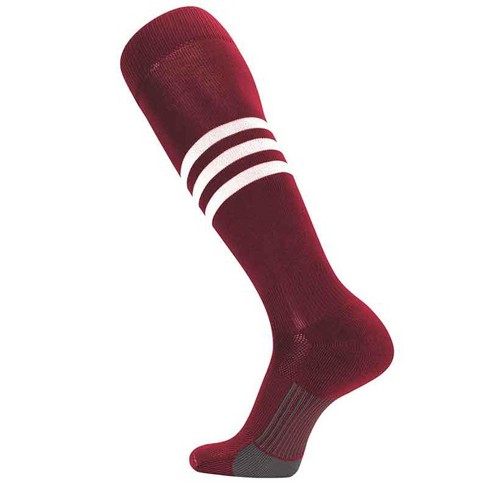 Tck Dugout Series Socks Pair Md Cardinal | White : Target