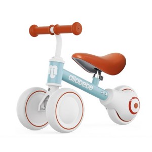 Allobebe 6" Toddler Balance Bike 3-Wheel Adjustable Seat - Green/Brown - 1 of 4