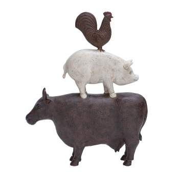 Amazing Animals Stack Sculpture (11"x14") - Olivia & May