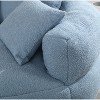 Lyngins Chenille Bean Bag Sofas for Kids and Adults,Fluffy Lazy Sofa Chairs with High-Resilience Sponge Padding for Living Room - 4 of 4
