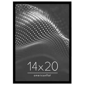 Americanflat Poster Frame - Perfect for Photos and Artwork - Black - 1 of 4