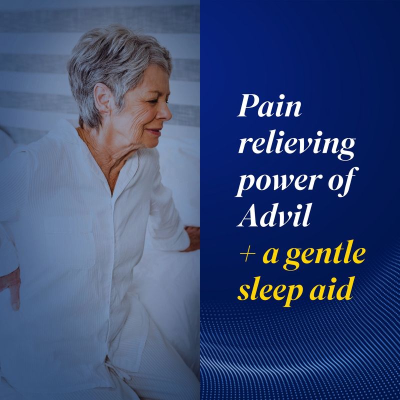 Advil PM Liqui-Gels Pain Reliever/Nighttime Sleep Aid Liquid Filled Capsules - Ibuprofen (NSAID), 6 of 13