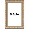 PosterPalooza | 8.5x14 Modern Bamboo Picture Frame, UV Acrylic, 5 Finishes - 2 of 4