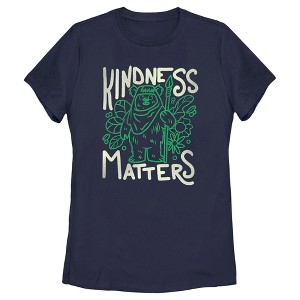 Women's Star Wars Ewok Kindness Matters T-Shirt - 1 of 4