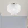 Livex Lighting Alexis 1 - Light Flush Mount in  Brushed Nickel - 2 of 4