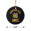 Kennesaw State Owls Porcelain Holiday Christmas Tree Ornament - 3 of 4