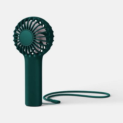 Handheld Fan - heyday™ Arugula Green: Portable USB Rechargeable, 3 Speeds