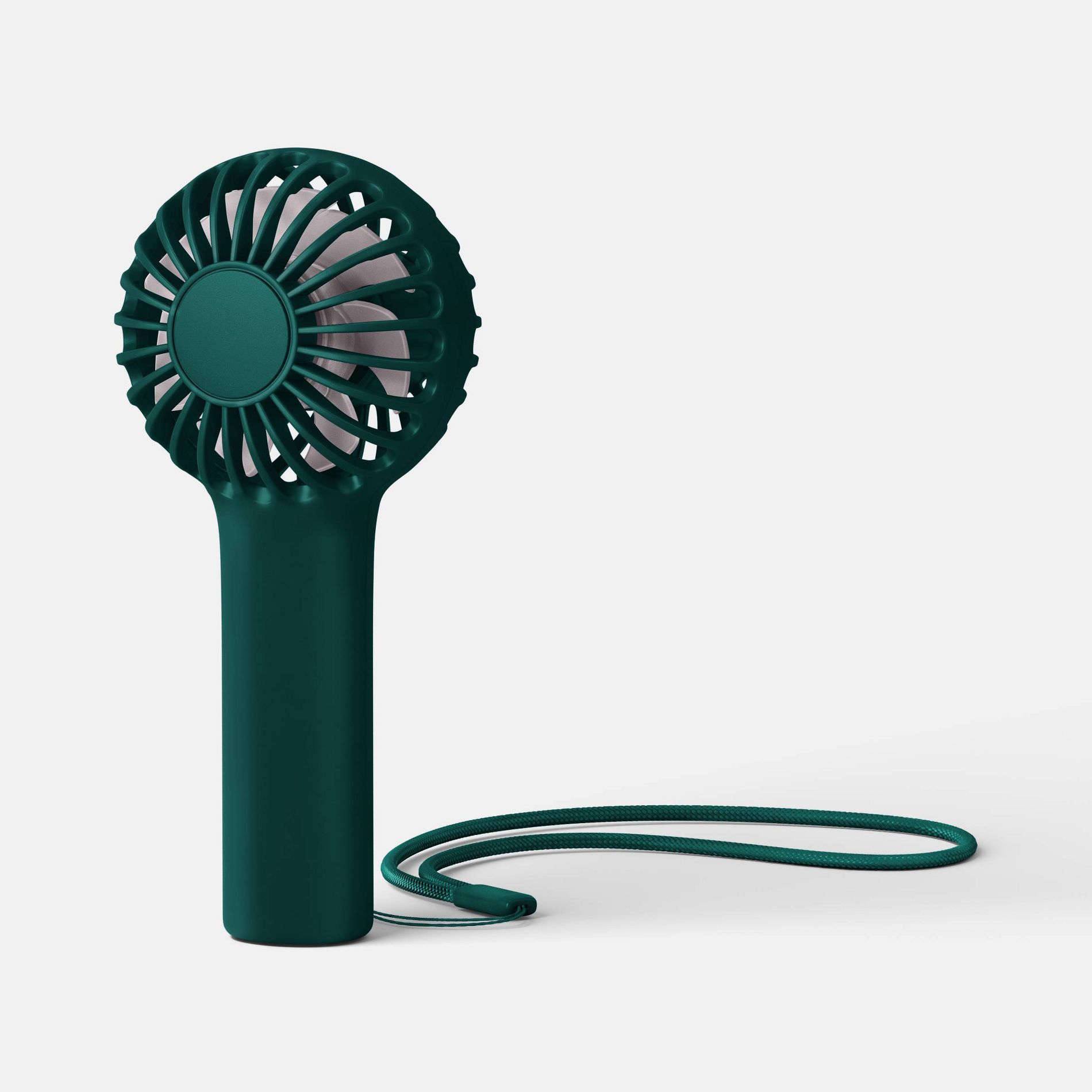 Handheld Fan - heyday™ Arugula Green: Portable USB Rechargeable, 3 Speeds