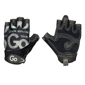 GoFit® Men’s Premium Leather Elite Trainer Gloves - 1 of 4