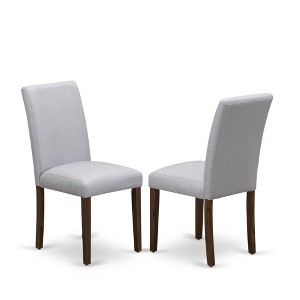 East West Furniture,Set of 2 - Modern Chairs- Wooden Chair Includes Wooden Structure - 1 of 4