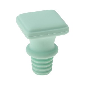 Unique Bargains Bottle Stoppers Square Flat Hand Wash Silicone 1.77"x1.38"x1.38" 1 Pc - 1 of 3