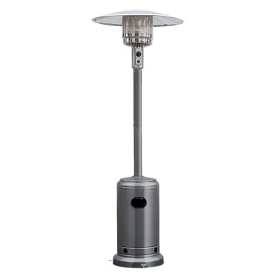 Stainless Steel 50000 BTU Propane Patio Heater with Wheels