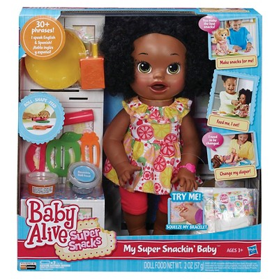 baby alive snackin luke african american