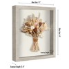 Americanflat 11x14 Shadow Box Frame in Driftwood with Soft Linen Back - Composite Wood with Polished Glass for Wall and Tabletop - 2 of 4
