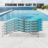 Okak 2PCS/3PCS Outdoor Chaise Lounge Chairs with Adjustable Backrest,Poolside Patio Loungers for Beach,Garden,Backyard - 4 of 4