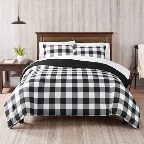 Alex Buffalo Check Plaid Antimicrobial Comforter Set - Serta : Target