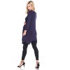 Maternity 3/4 Sleeve Kayla Tunic with Pockets - White Mark - 3 of 3