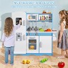 Kinder King Wooden Kids Play Kitchen, Toy Kitchen Playset for Toddler, Pretend Oven, Microwave,  Realistic Kitchen Sets for Boys Girls Age 3+ - 2 of 4