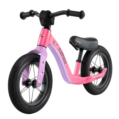 Safstar 12 Inch Toddler Balance Bike, No Pedal Training Bicycle w/ Adjustable Seat Height, Indoor Outdoor Kids Push Bike, Gift for Kids 3+ Years Old