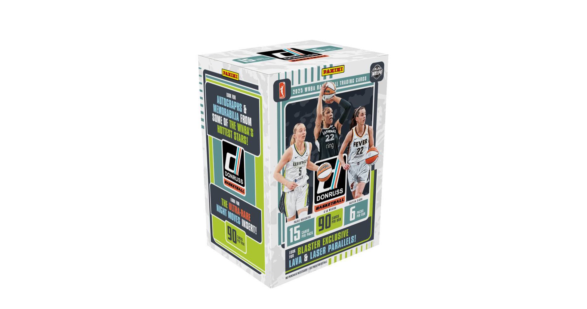 2025 Panini WNBA Donruss Basketball Trading Card Blaster Box
